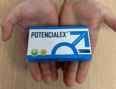 Packaging photo Potencialex, capsule use experience